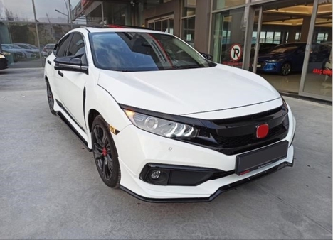 HONDA CIVIC FC5 2019+ MAKYAJLI KASA için ÖN TAMPON MUGEN ÖN EK